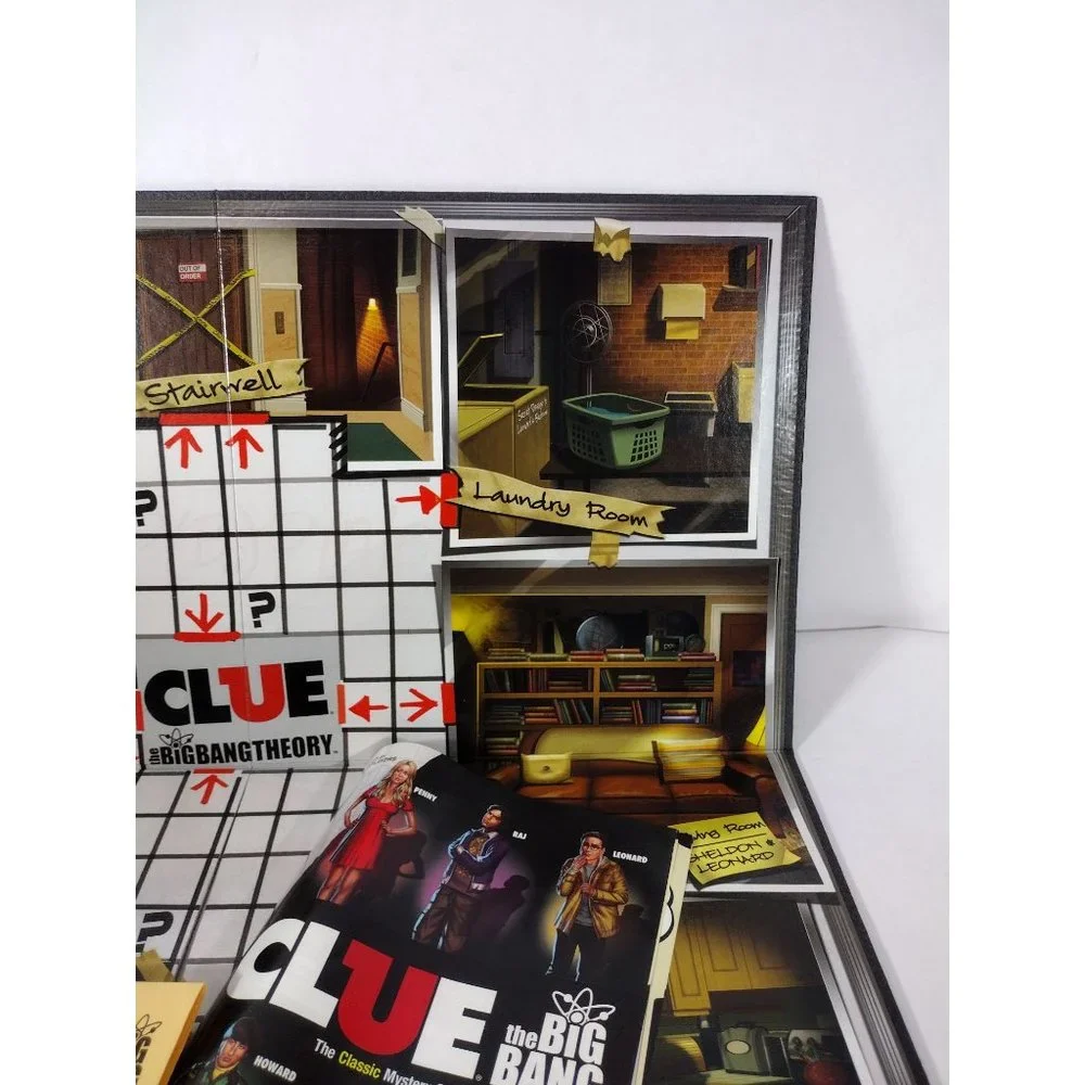 Clue The Big Bang Theory Edition Hasbro 2013 Mystery Board Game Complete